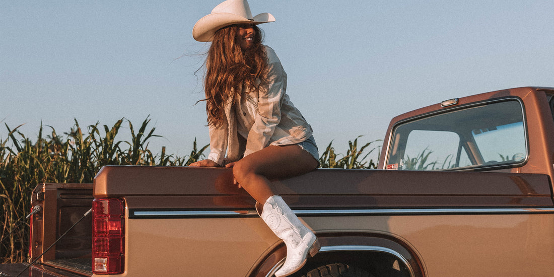 NEW BOOT SCOOTERS: The Olivia in White