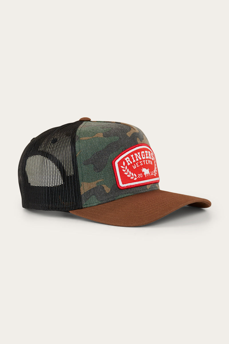 Wheatbelt Trucker Cap - Camo/Chocolate