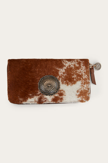 Sara Purse - Brown Cowhide