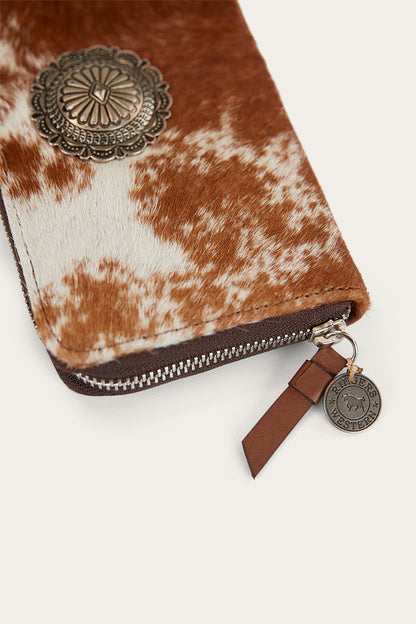 Sara Purse - Brown Cowhide