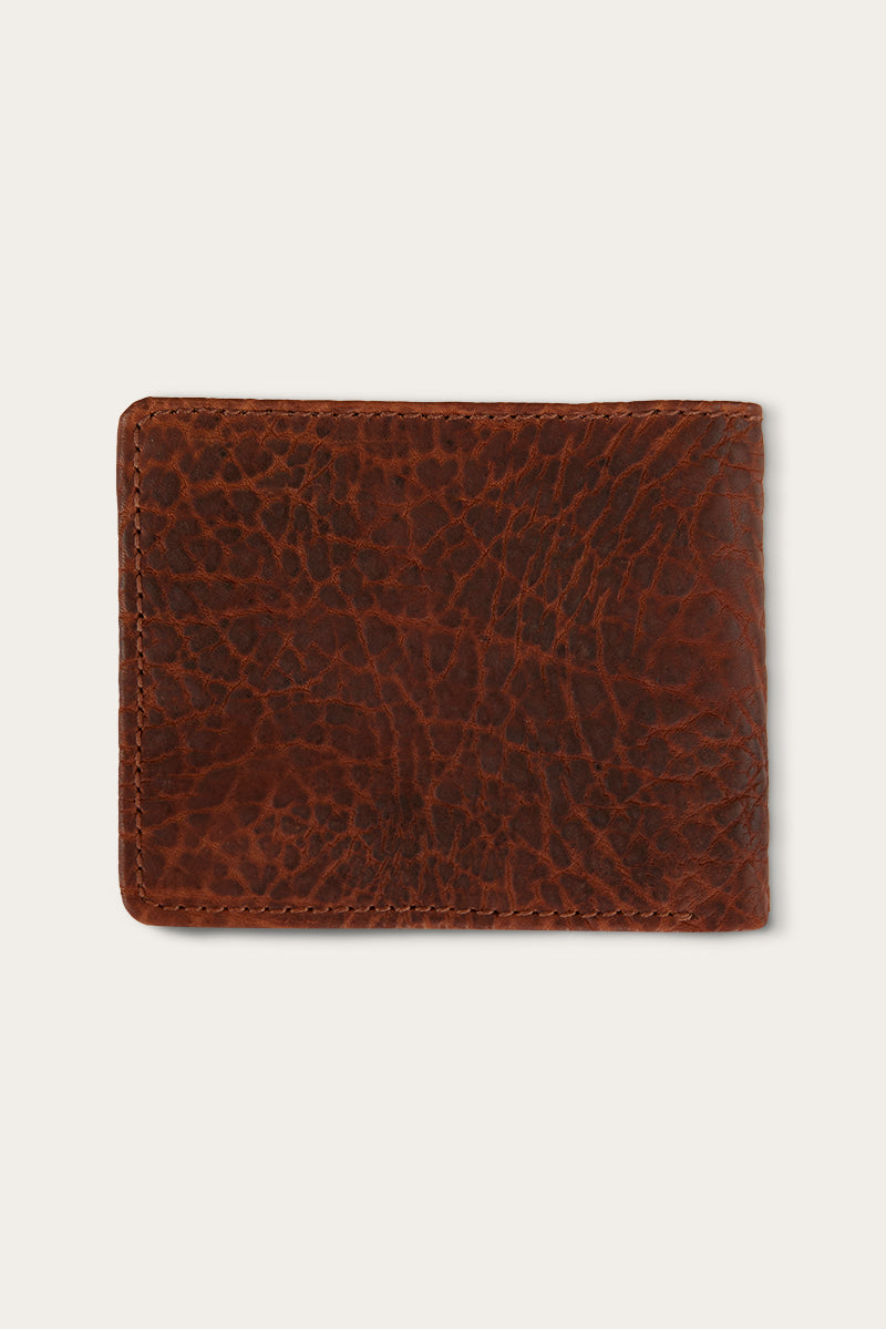 Signature Bull Wallet - Cobble Brown