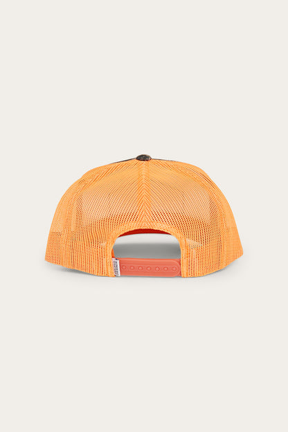 Scotty Trucker Cap - Leaf Camo/Orange