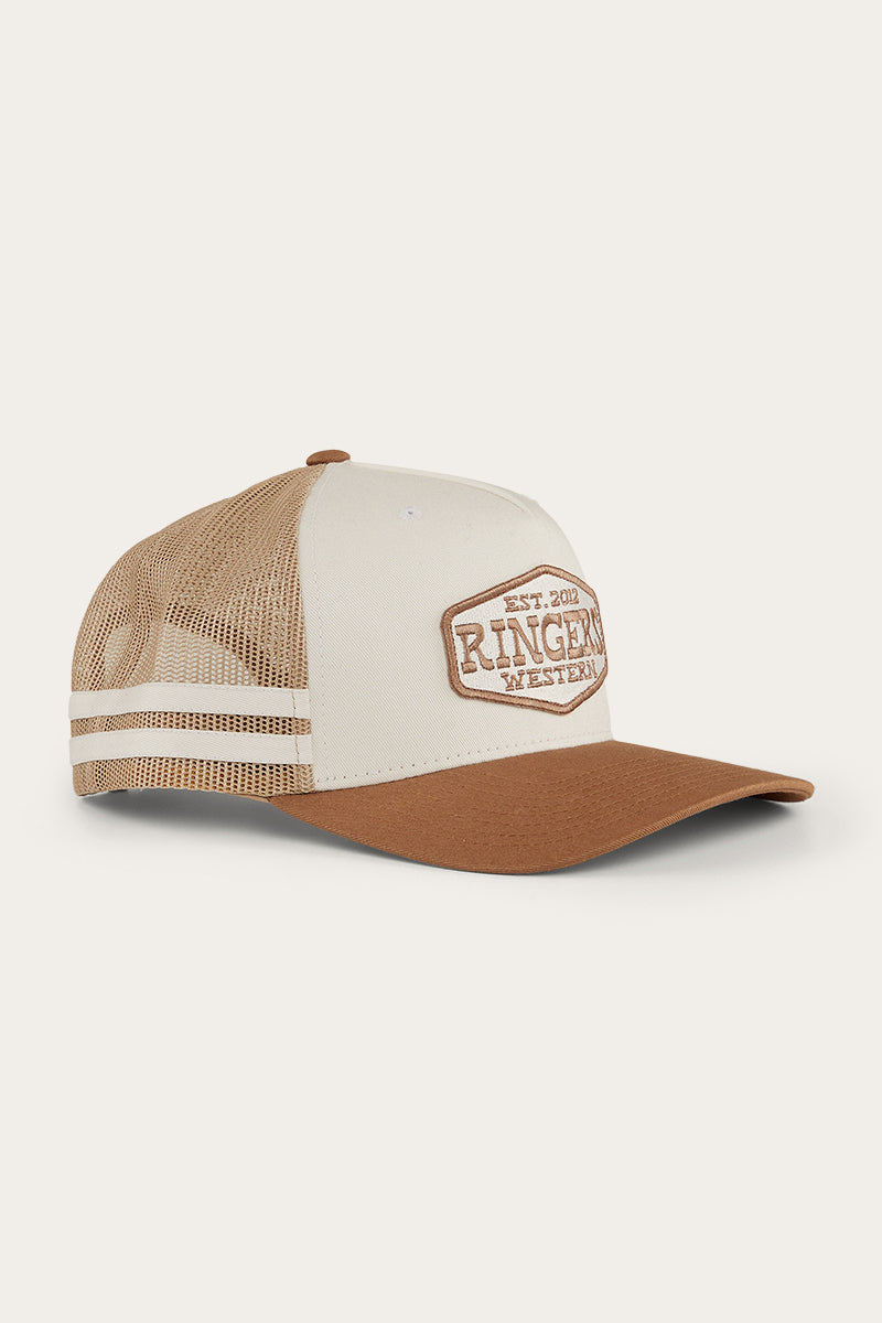 Banks Trucker Cap - Off White/Toffee