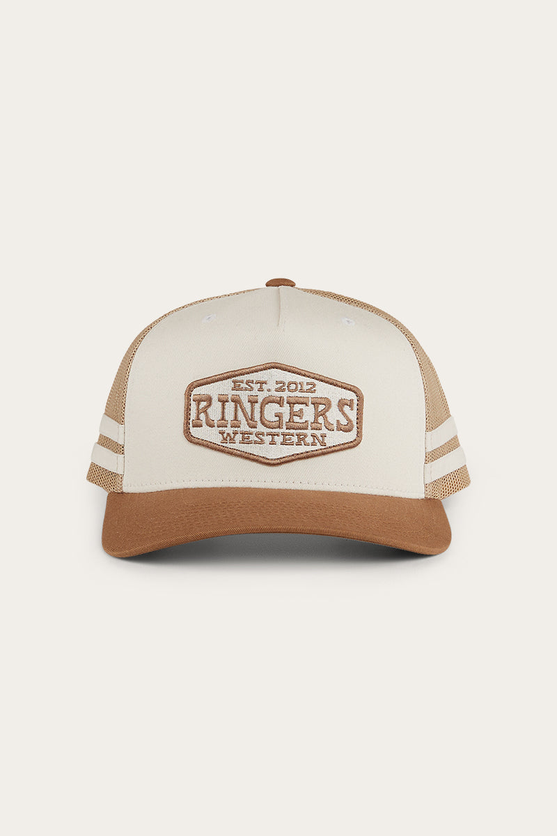 Banks Trucker Cap - Off White/Toffee