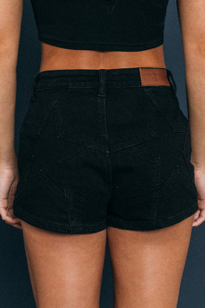 Candy Womens Denim Short - Black