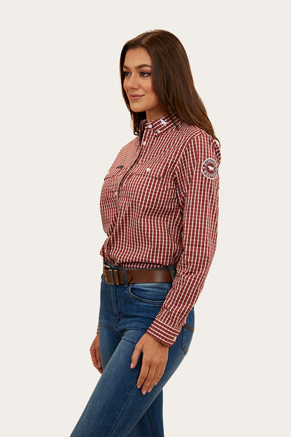 Kacey Womens Dress Shirt - Cedar