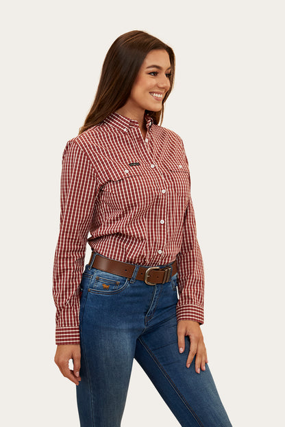 Kacey Womens Dress Shirt - Cedar