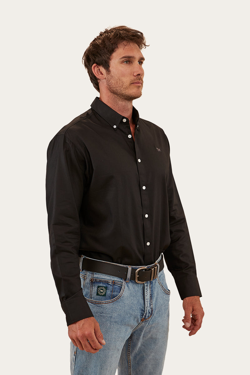 Homestead Mens Dress Shirt - Black