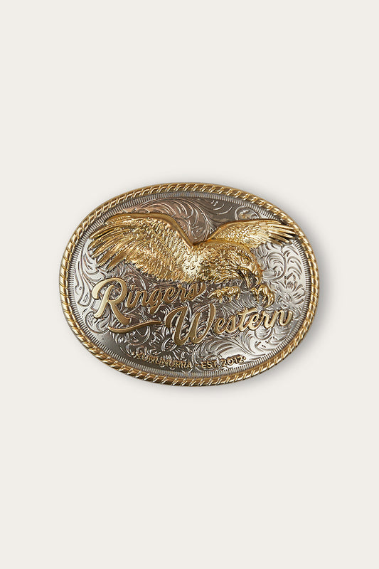 Eagle Belt Buckle - Gold/Silver