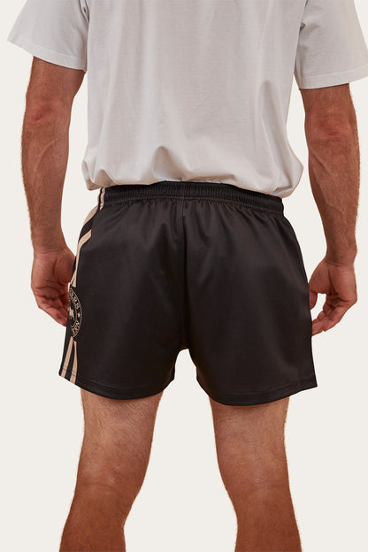 Ringers Footy Shorts - Black