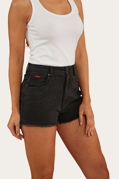 Gracie Womens Denim Short - Black