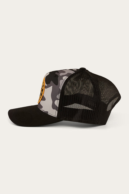 Signature Bull Trucker Cap - Grey Camo