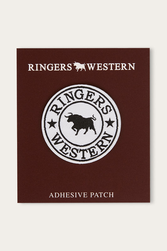 Ringers Western Logo Patch - White/Black