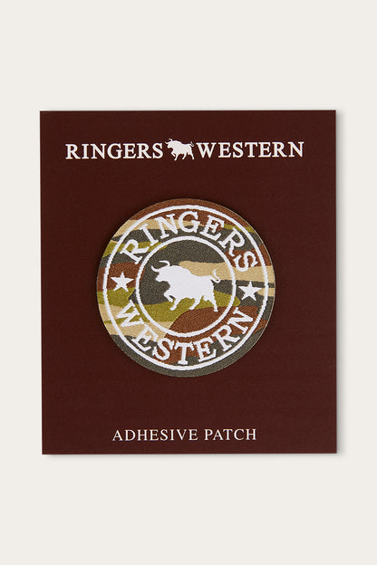 Ringers Western Logo Patch - Camo/White