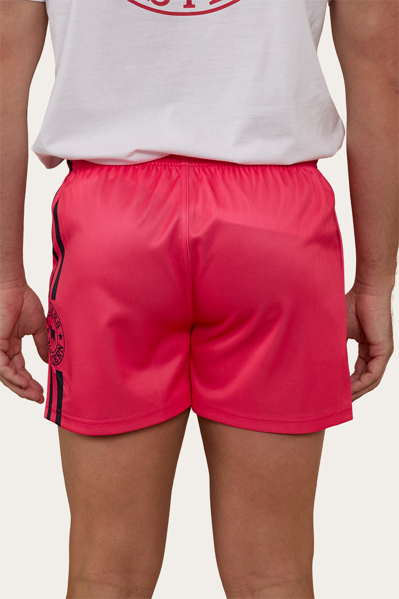 Ringers Footy Shorts - Melon