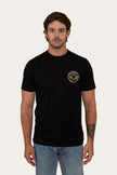 Signature Bull Mens Classic Fit T-Shirt - Black/Camo