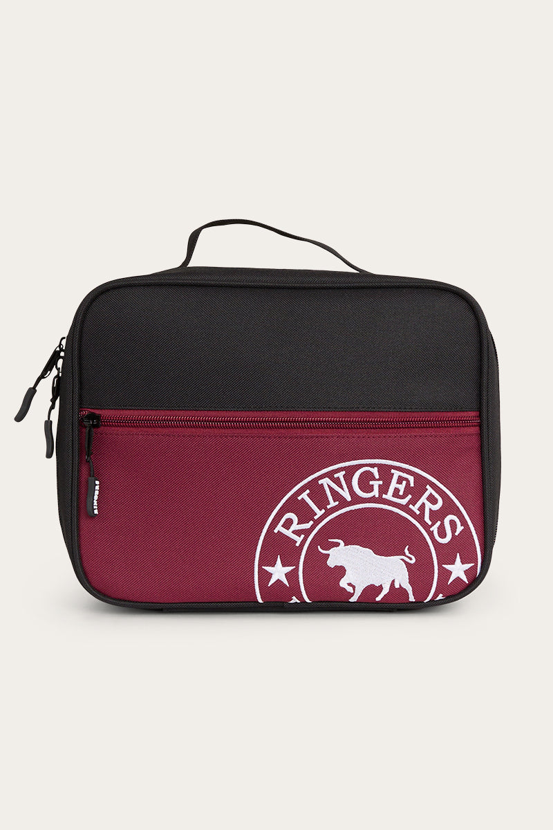 Baxter Lunch Box - Burgundy/Black