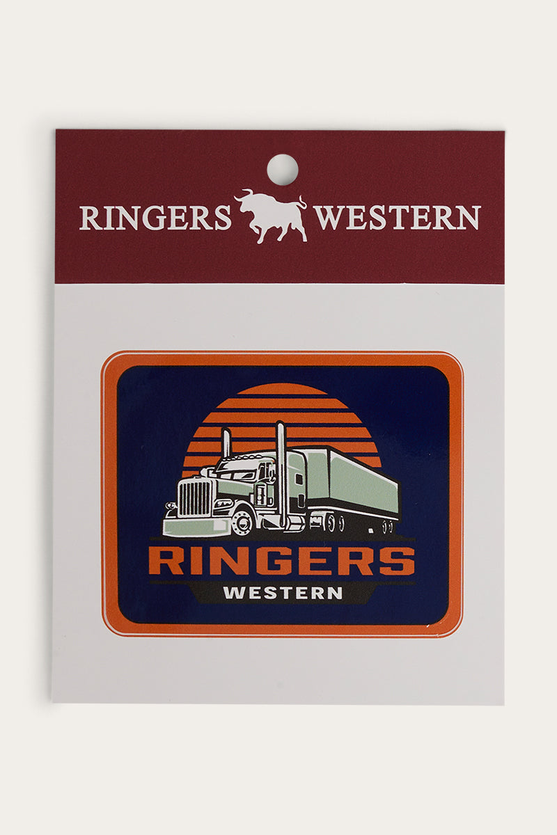 Big Rig Sticker - Navy