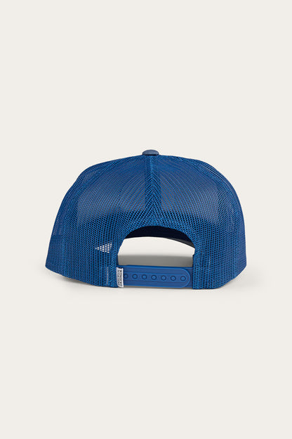 Signature Bull Kids Trucker Cap - Yale Blue