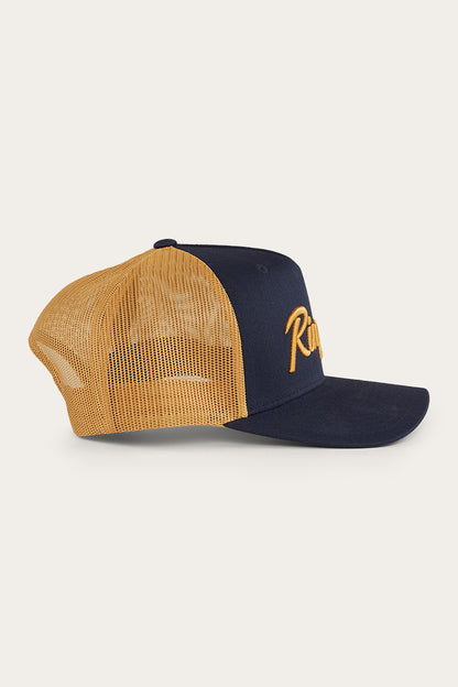 Hackett Trucker Cap - Navy/Clay