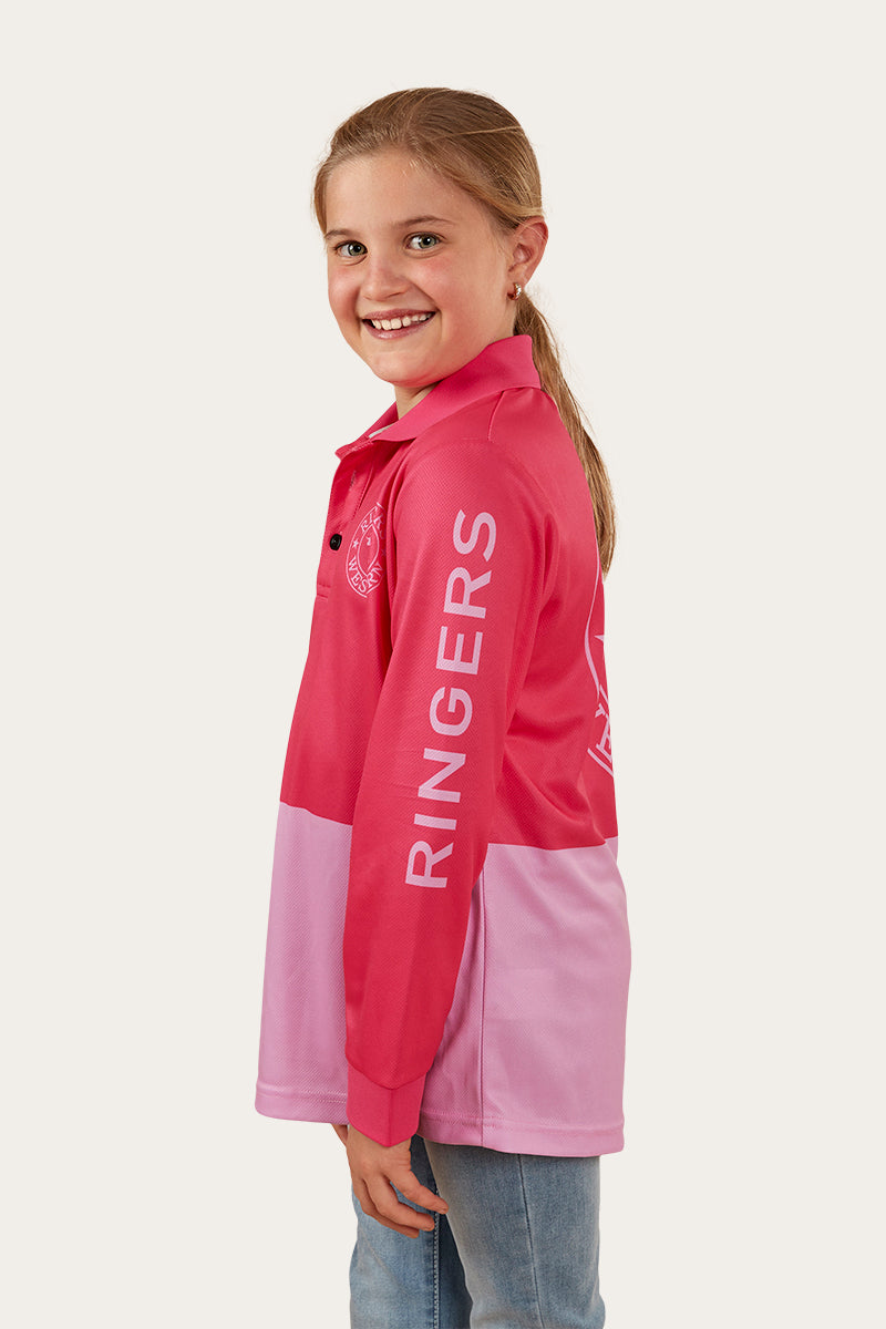 Halls Creek Kids Fishing Jersey - Melon