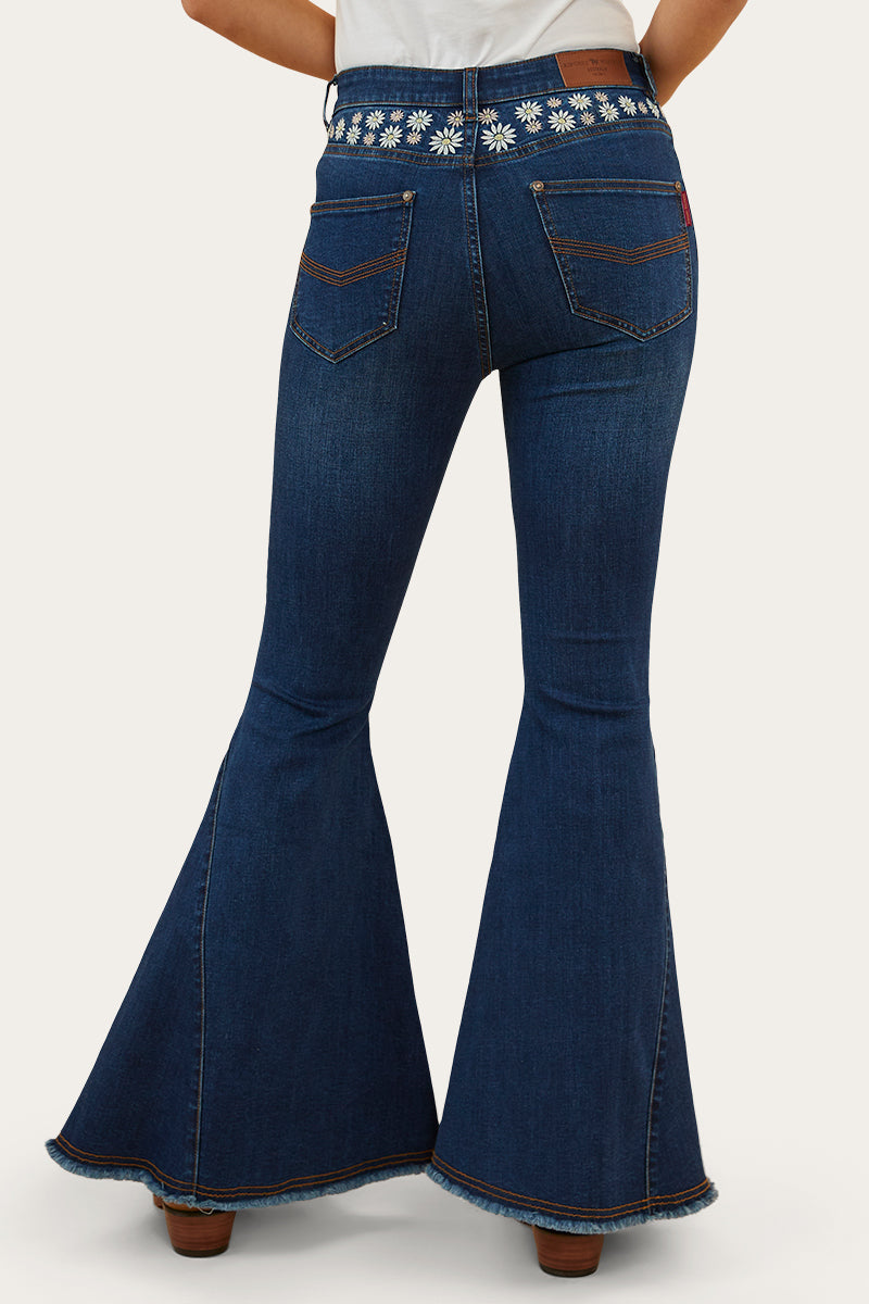 Fields Womens Super Flare Jeans - Classic Blue