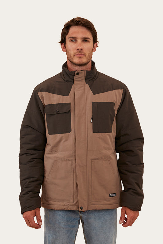 Dixon Mens Puffer Jacket - Mushroom