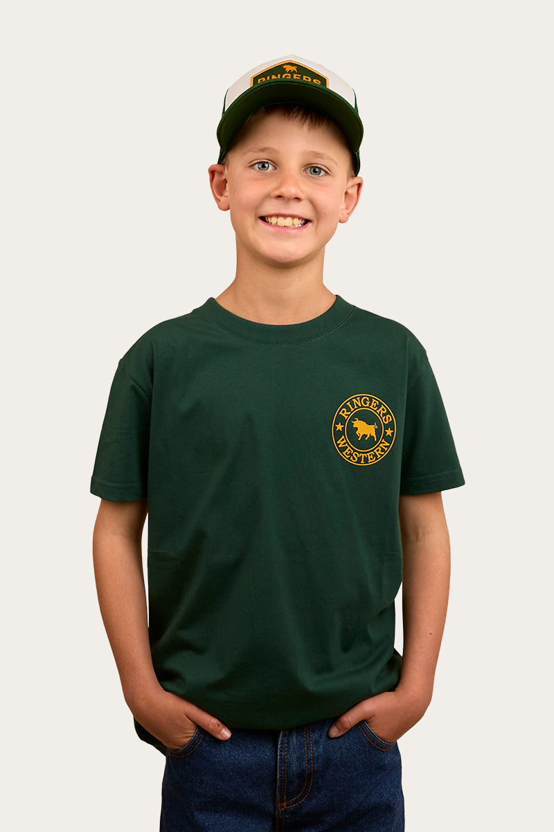 Signature Bull Kids Classic Fit T-Shirt - Pine