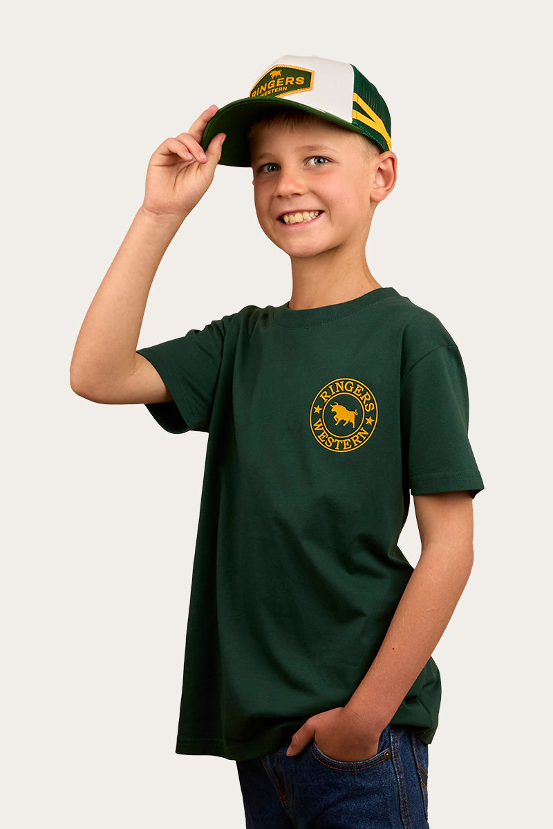 Signature Bull Kids Classic Fit T-Shirt - Pine