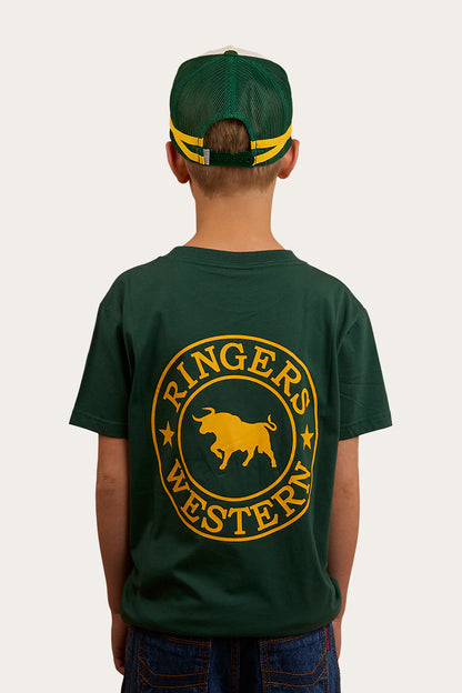 Signature Bull Kids Classic Fit T-Shirt - Pine