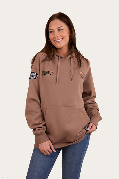 KNX Oversized Unisex Hoodie - Camel