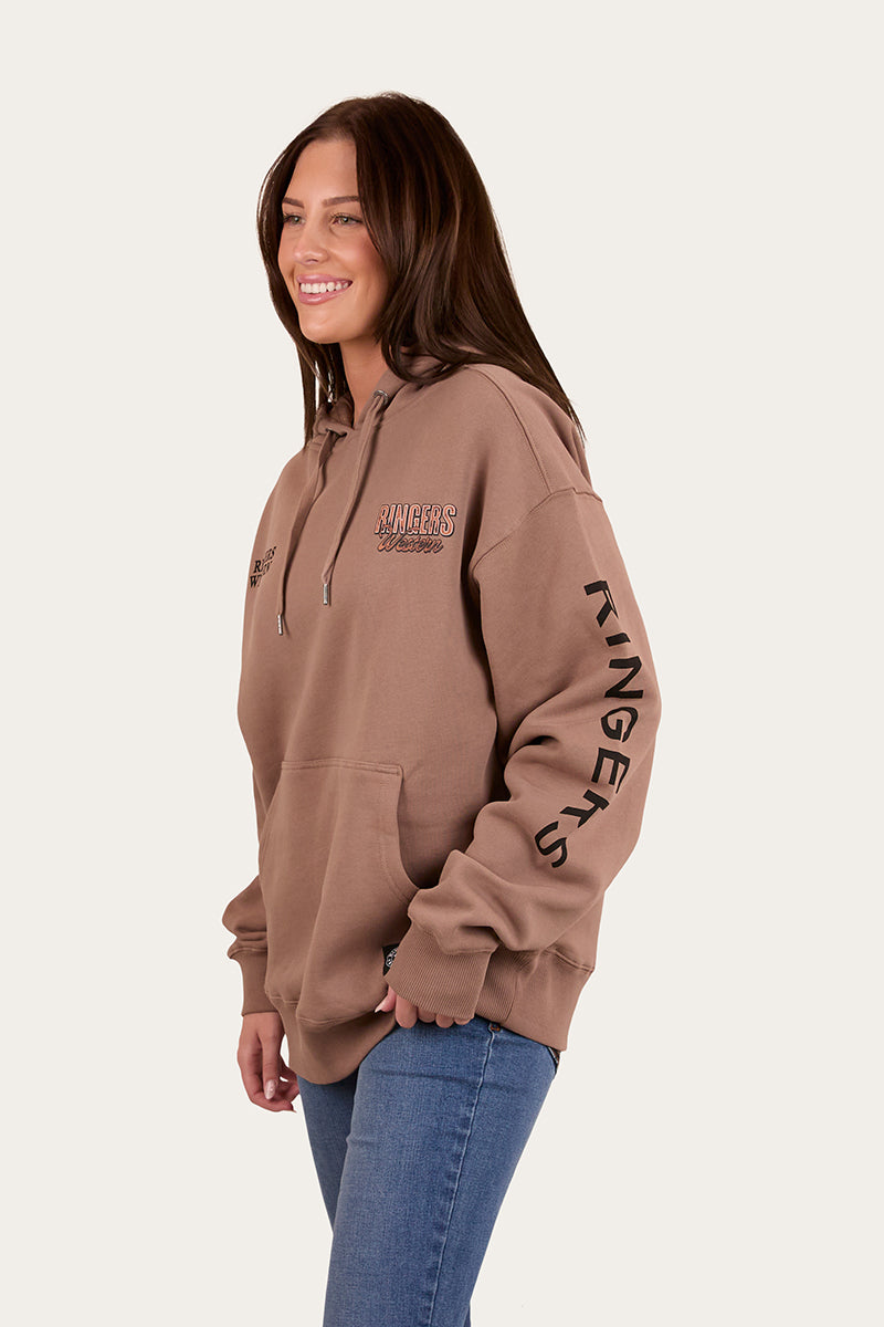 KNX Oversized Unisex Hoodie - Camel