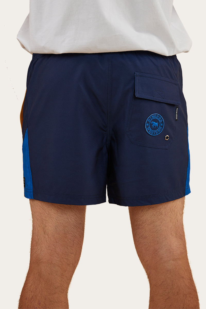 Rally Mens Swim Short - Navy/Snorkel Blue