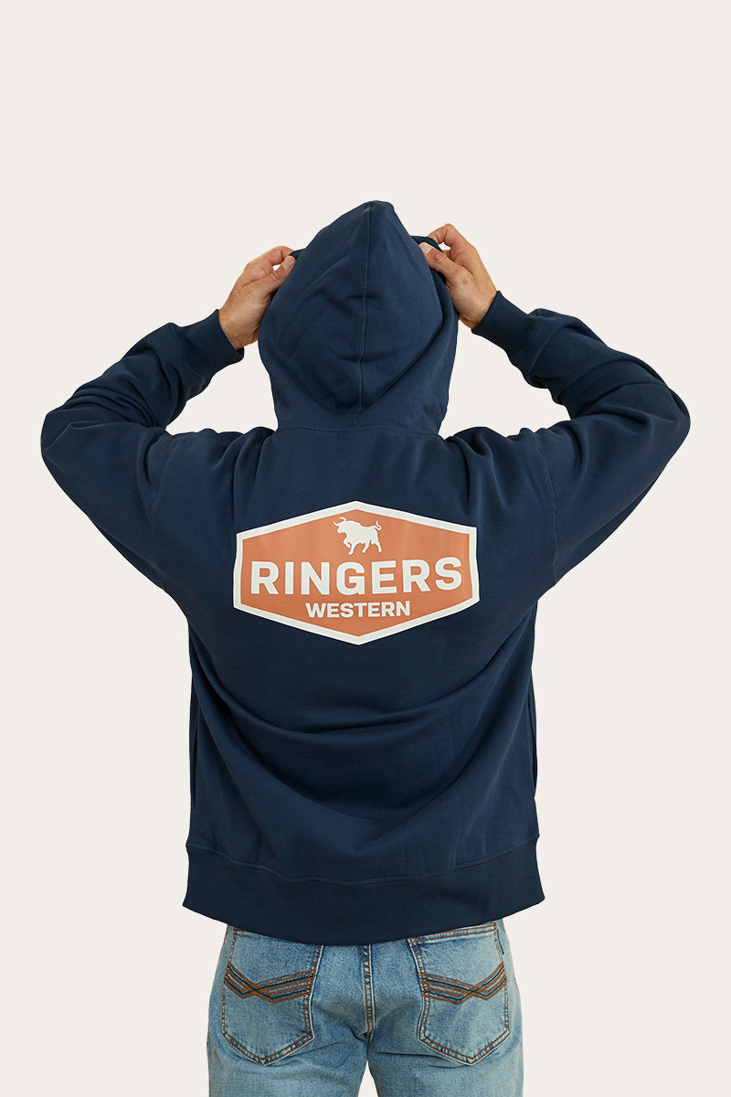 Servo Mens Hoodie - Navy/Copper