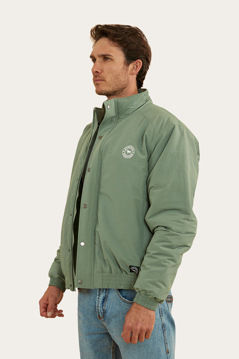 Kidman Mens Jacket - Leaf/Off White