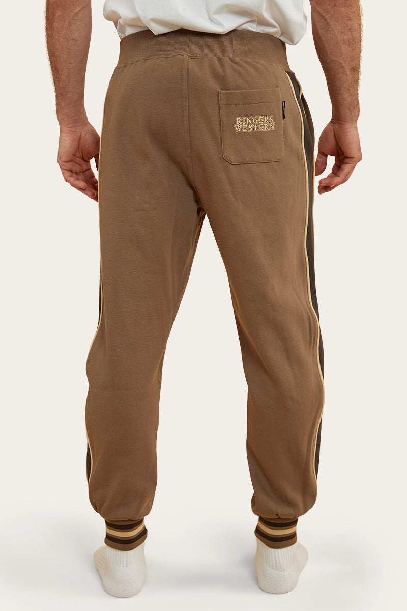 Davis Mens Trackpant - Mushroom/Charcoal