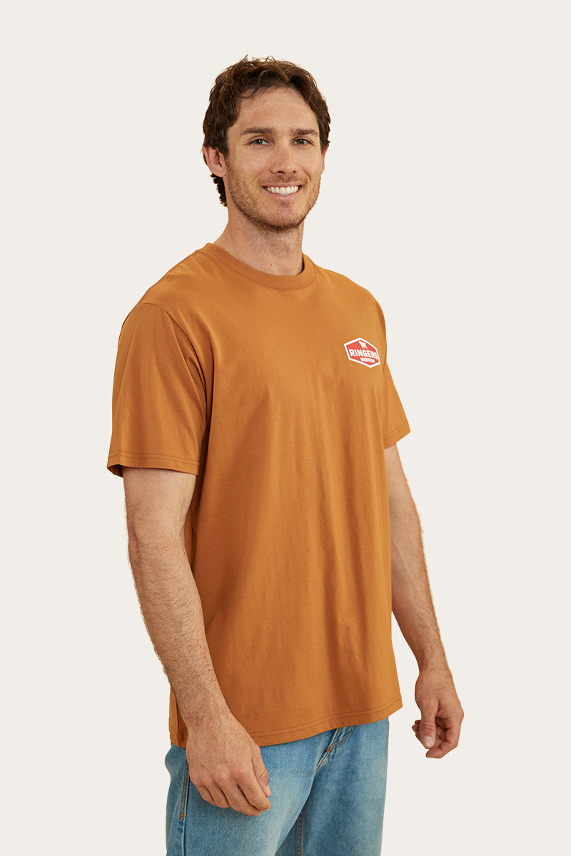 Servo Mens Loose Fit T-Shirt - Toffee