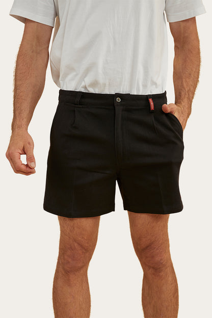 Cloncurry Mens Heavy Weight Work Short - Black