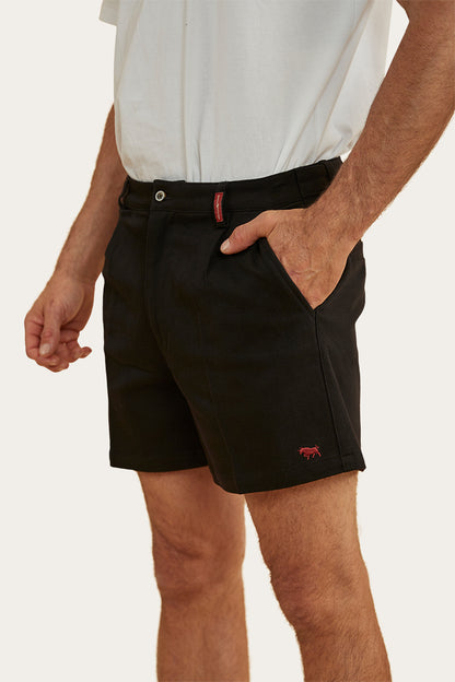 Cloncurry Mens Heavy Weight Work Short - Black