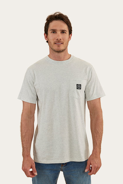 Southbridge Mens Classic Fit T-Shirt - Light Grey Marle