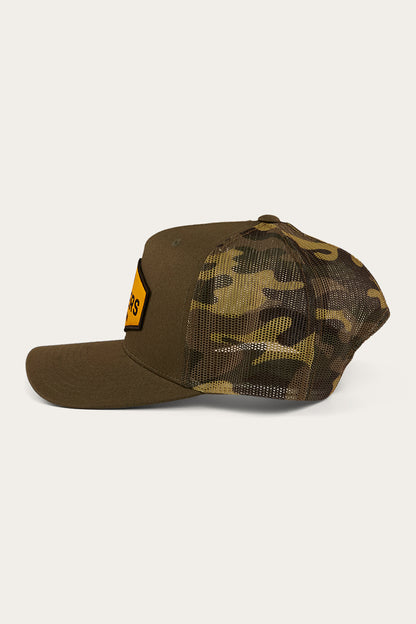 Scotty Trucker Cap - Military Green/Camo