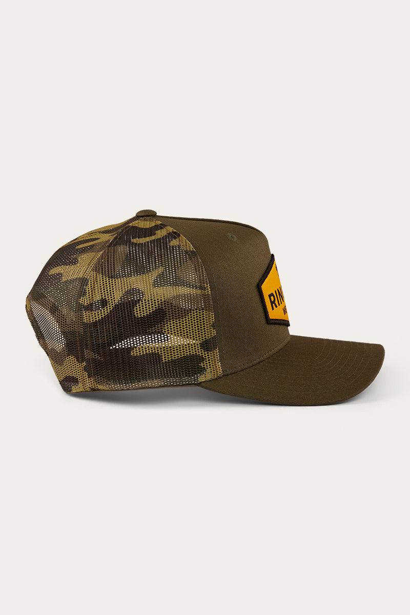 Scotty Trucker Cap - Military Green/Camo