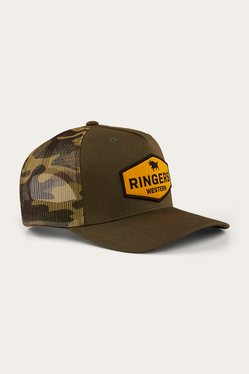 Scotty Trucker Cap - Military Green/Camo