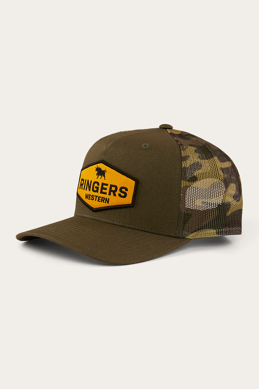 Scotty Trucker Cap - Military Green/Camo