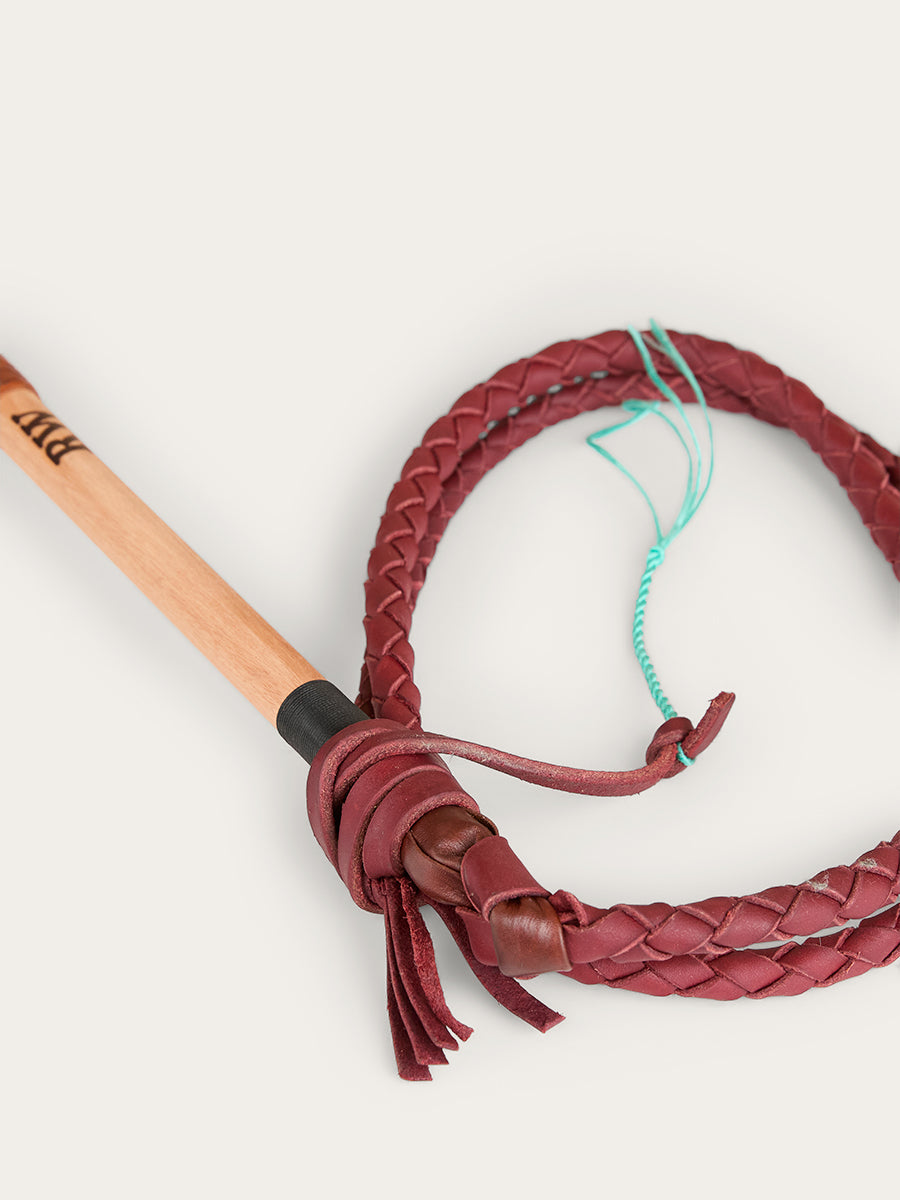 Redhide 4ft 6 Kids Stock Whip - Red Hide