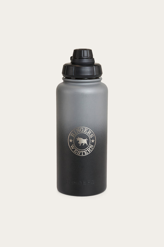 Longview Drink Bottle - Black / Silver