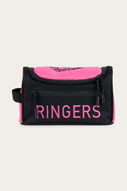 Occy Toiletry Bag - Pink / Black