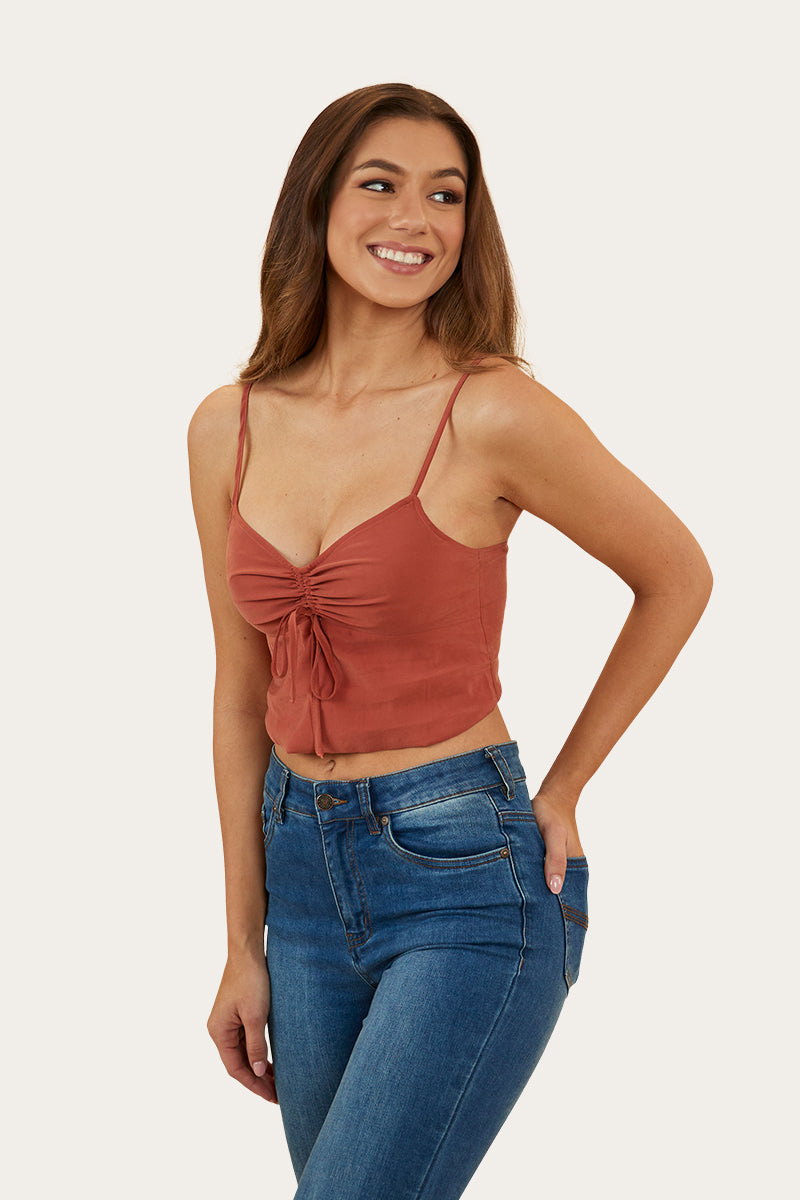 Posie Womens Cami Top - Cedar