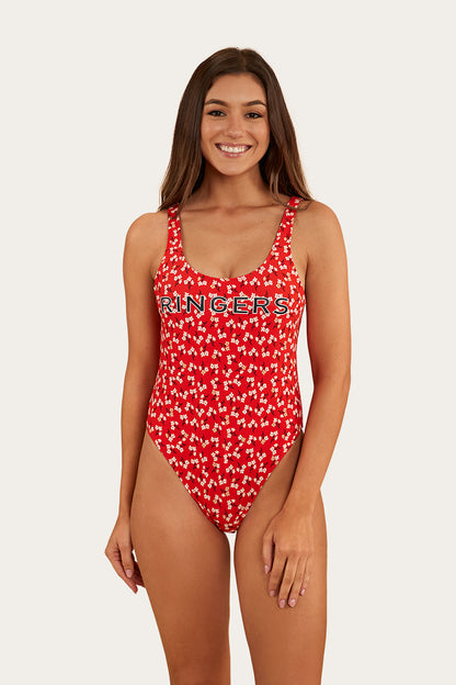 Posie Womens One Piece - Firey Red