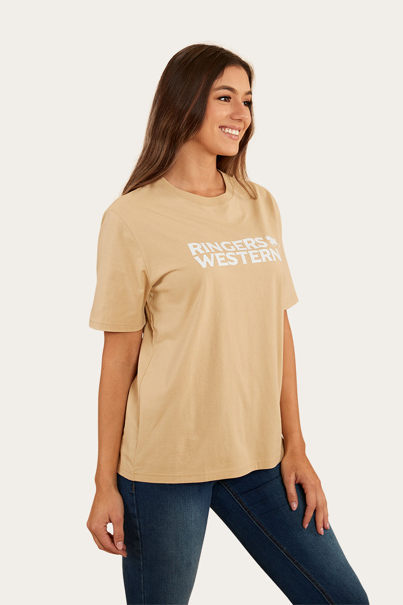 Somerset Womens Loose Fit T-Shirt - Dark Sand